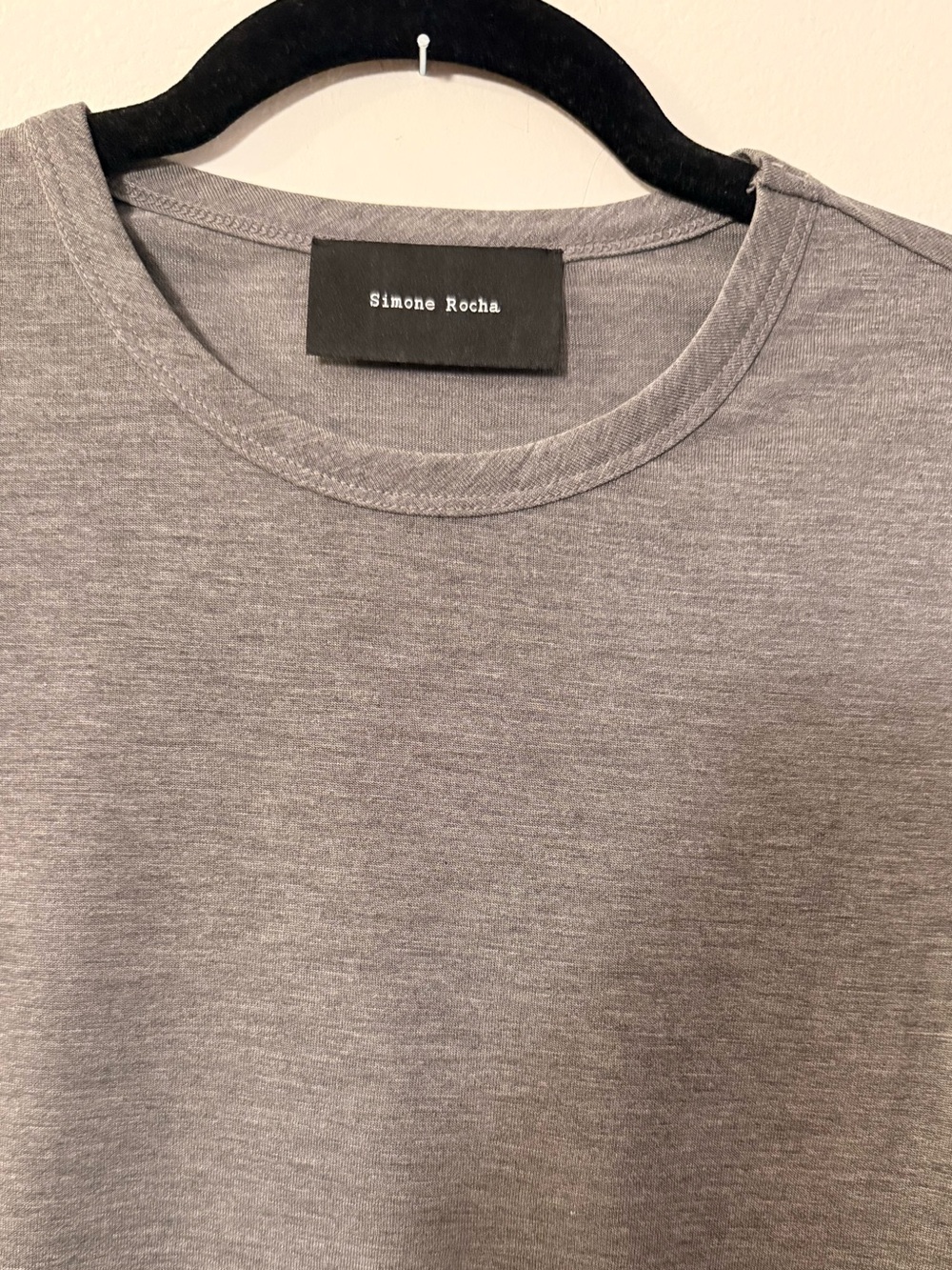 Simone Rocha - Bow embellished jersey t-shirt - Picture 5 of 8